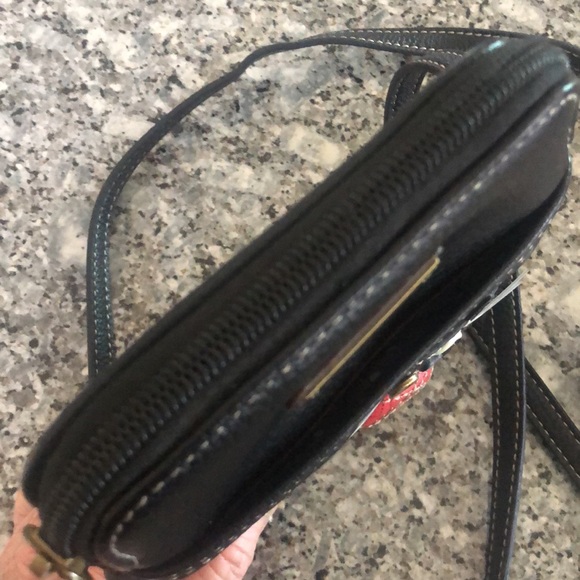 CHALA♥️CROSSBODY CAT APPLIQUÉ Leather 7.5”x5” EUC - Picture 10 of 12